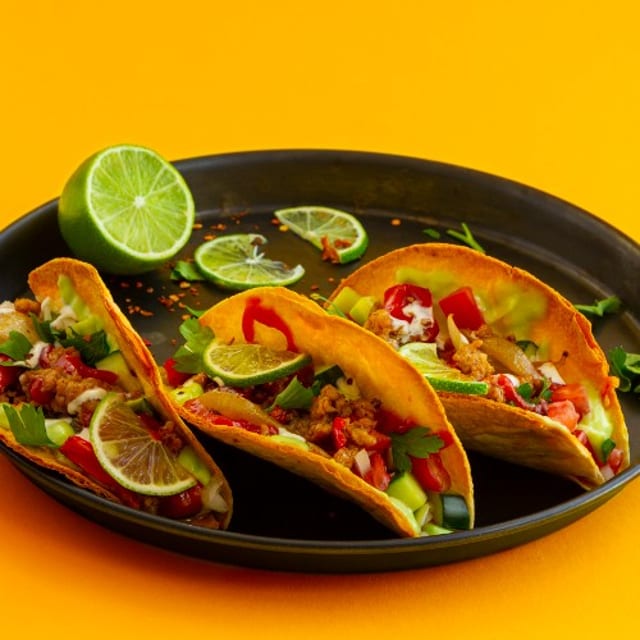 Chicharon Tacos (3 Pieces).