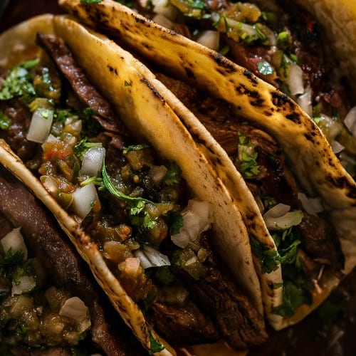 Flank Maduro Taco.