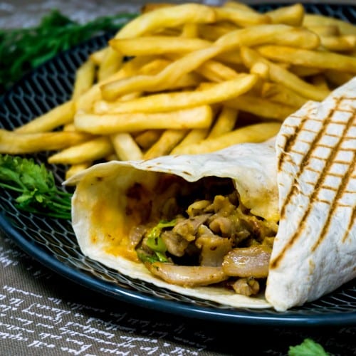 Cheese Steak Burrito.