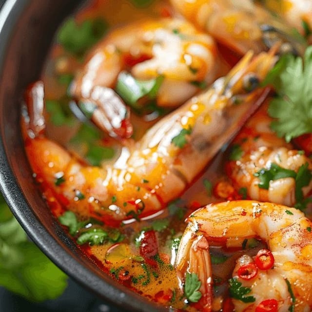 Shrimp Fajitas.