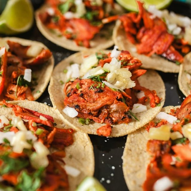 Al Pastor Tacos (3 Pieces).