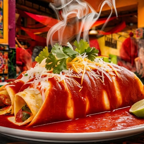 Enchiladas Rancheras.