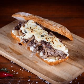 Smoked Brisket Philly Sandwich